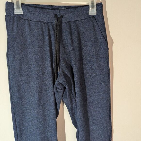 good hYOUman Teighlor Slim Fit Heathered Blue Joggers Sweatpants Women's Small - Picture 3 of 6